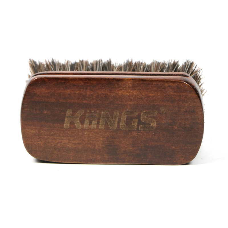 Small wooden horse hair brush T-637