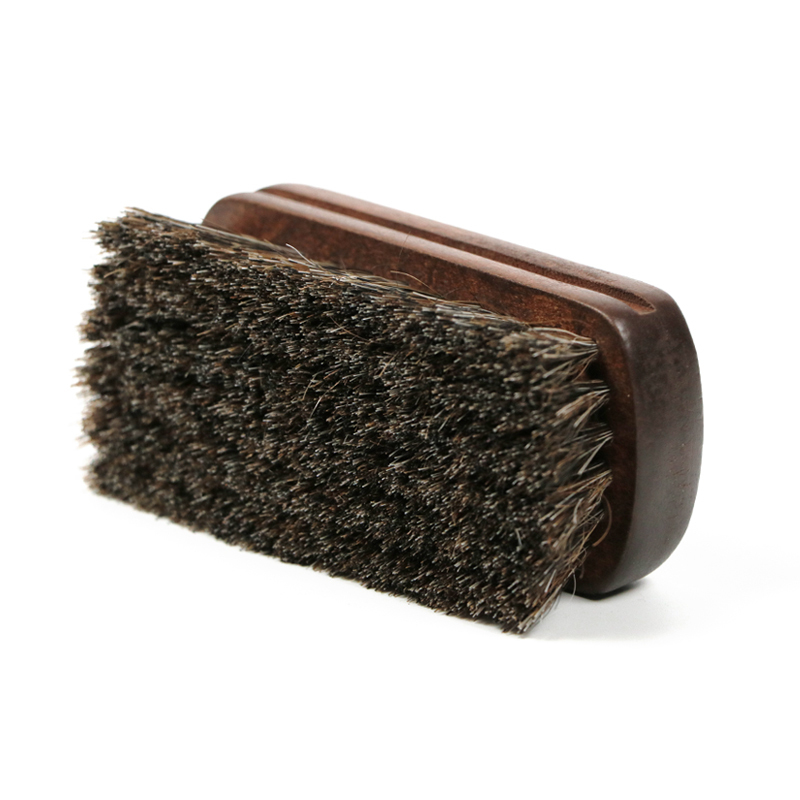 Small wooden horse hair brush T-637