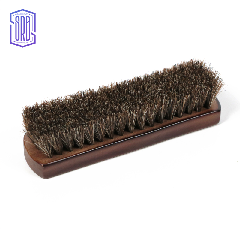 Wooden horse hair brush