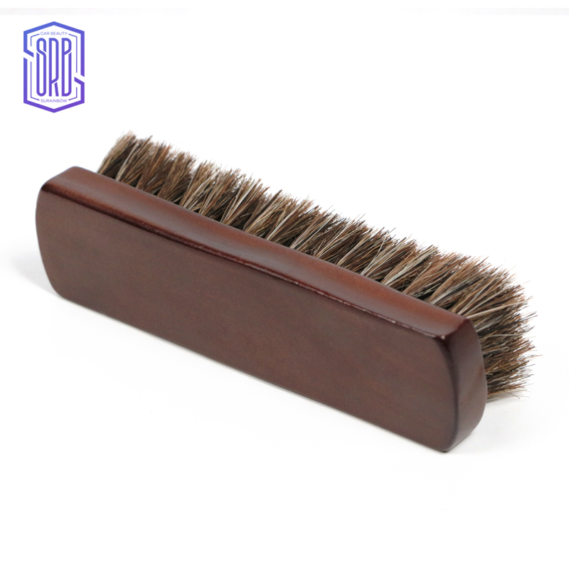 Wooden horse hair brush