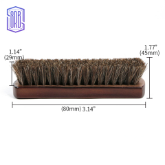 Wooden horse hair brush