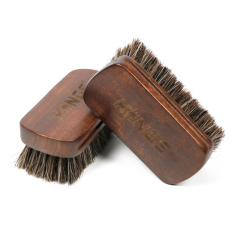 Small wooden horse hair brush T-637