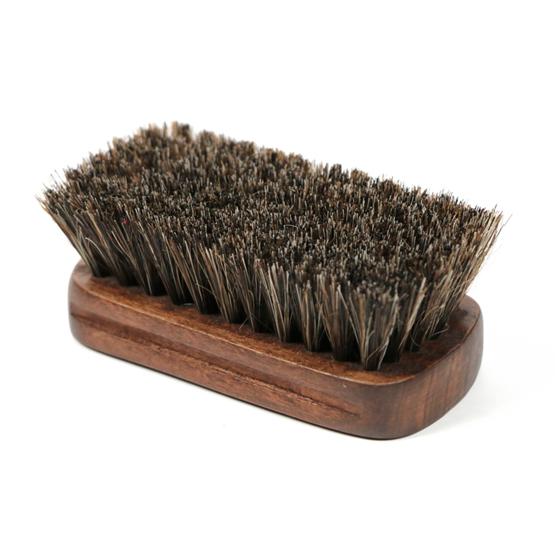 Small wooden horse hair brush T-637
