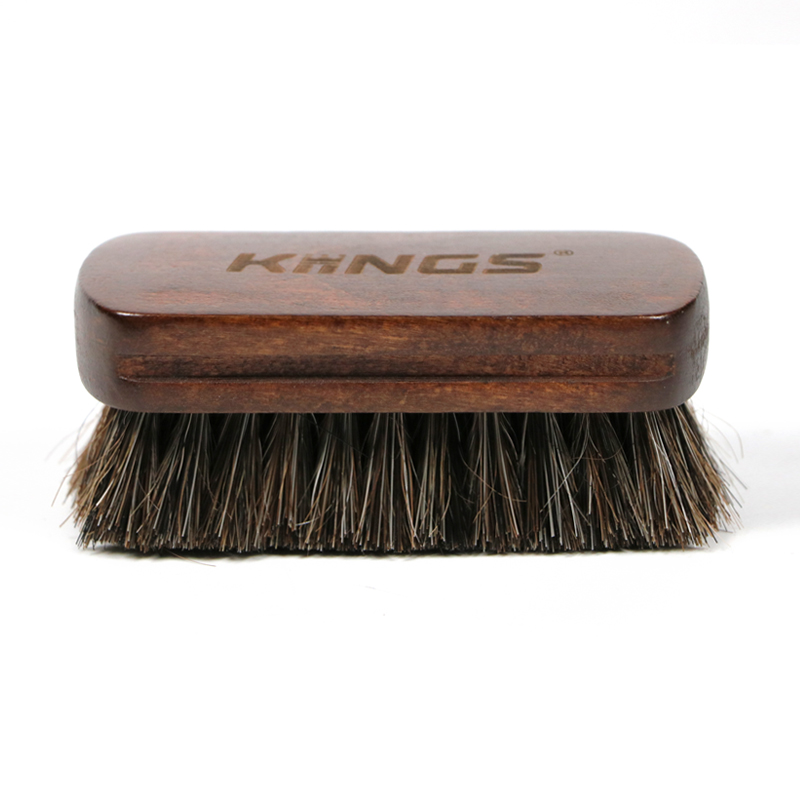 Small wooden horse hair brush T-637