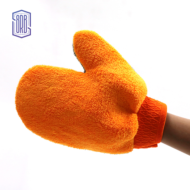 Ultrafine fiber car wash gloves T-708