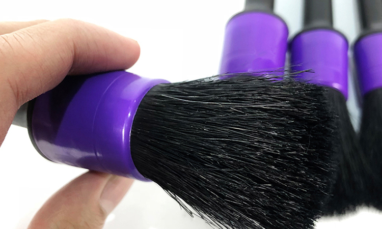 Car wash tools soft bristle car wash detail brush purple T-02