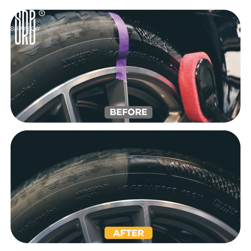 SRB Tire Shine Spray and Gel