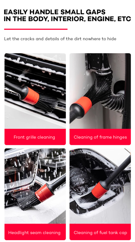 OEM detailing brushes kit