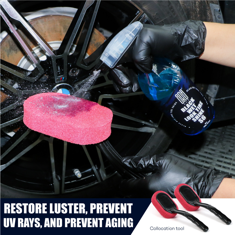 SRB Black Wet Look Tire Shine S6 Tire Coating