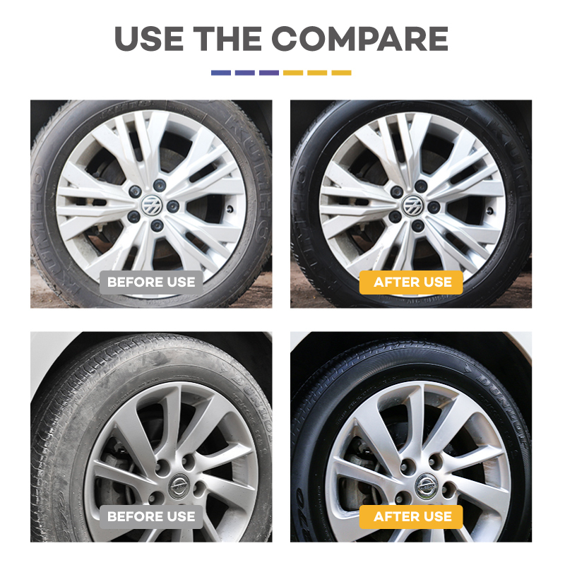 SRB Black Wet Look Tire Shine S6 Tire Coating