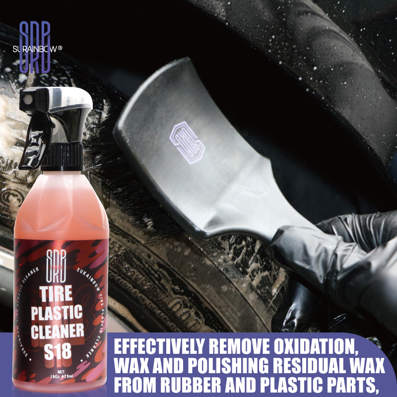 Tire plastic cleaner