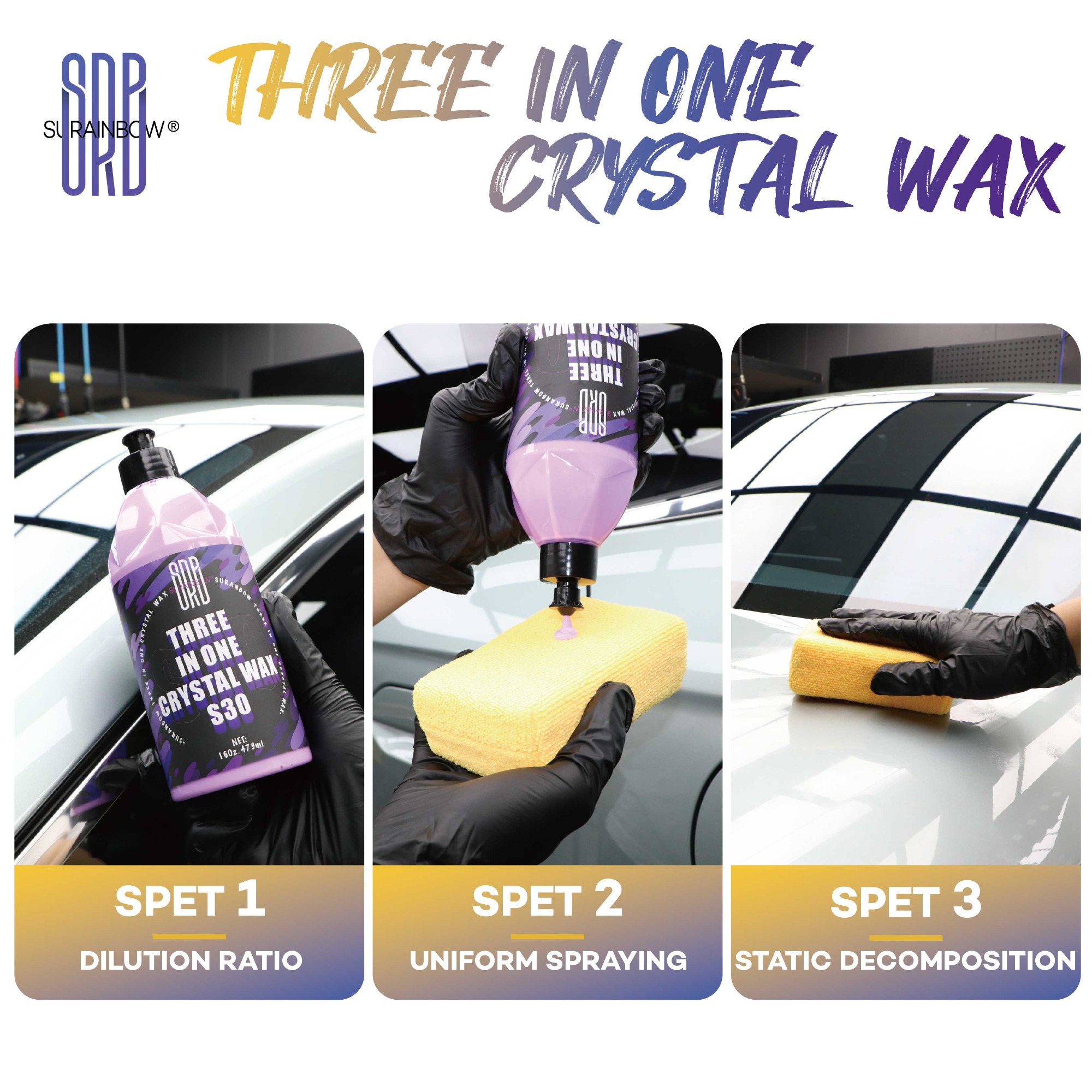 Three In One Crystal Wax