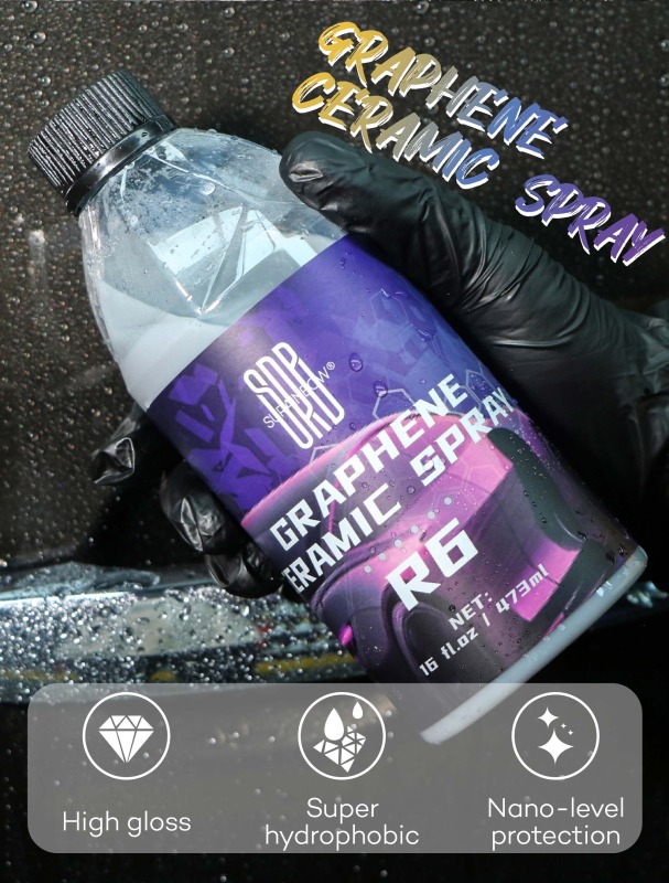 Ceramic Spray Coating Graphene Detail Spray R6