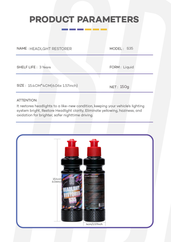 HEADLIGHT POLISH WAX