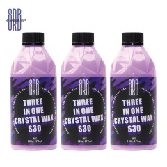 Three in one crystal wax