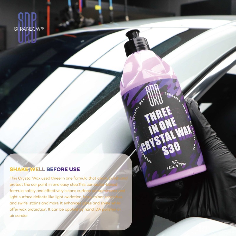 Three in one crystal wax