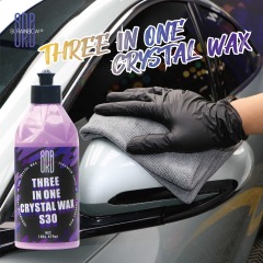 Three in one crystal wax