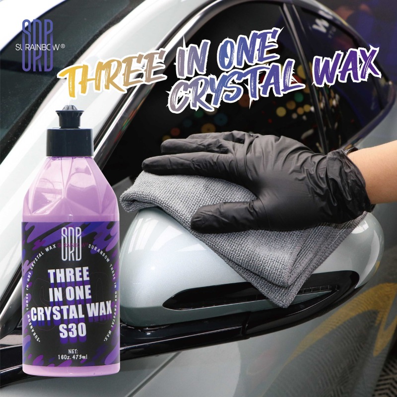 Three in one crystal wax