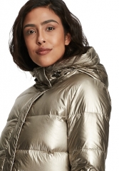women's down jacket with hood
