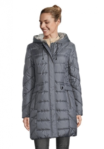 women's down coat with hood