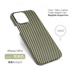 Kevlar fiber carbon fiber phone case for Apple 13/13pro/13 mini/13pro max, support MagSafe, wholesale price