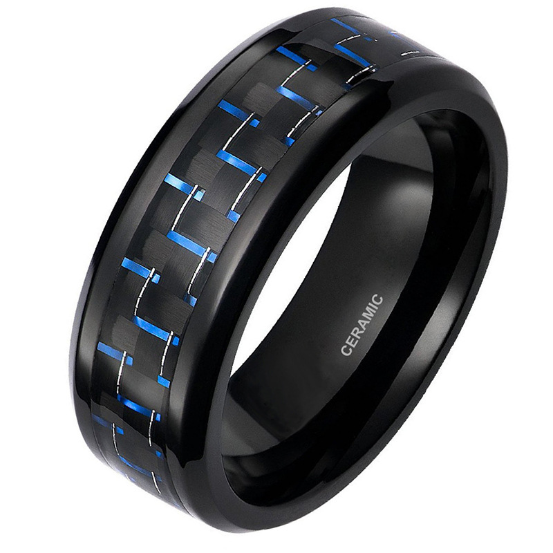 8003 Zirconia Ceramic Carbon Fiber Rings for Presents Given 2022,New ...