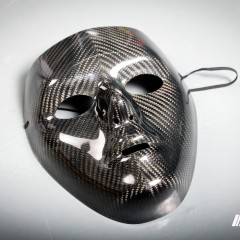 8006 Carbon Fiber Makeup Party Masks, Halloween Masks