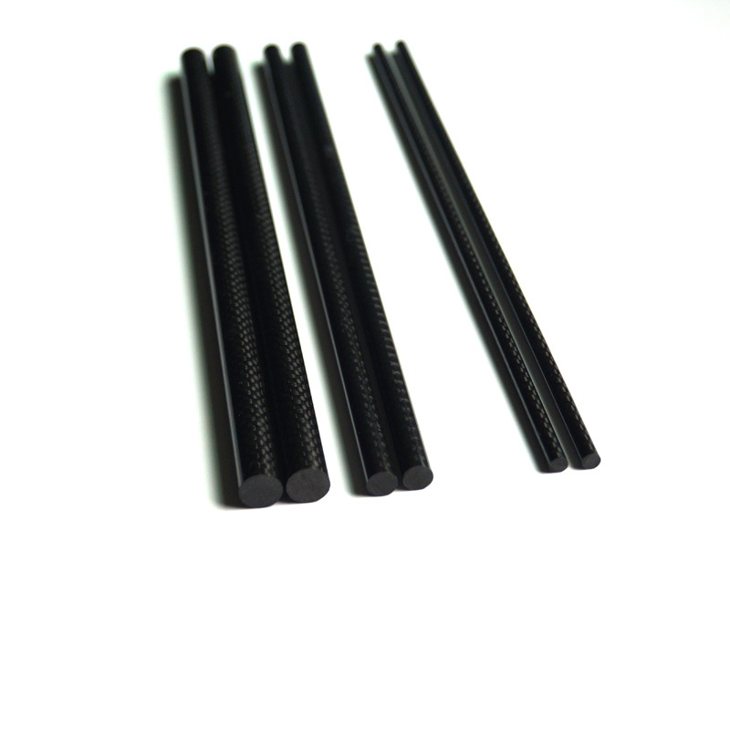Carbon Fiber Round Rods with Custom Size for Wholesale