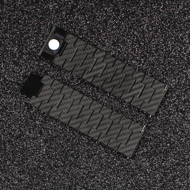Carbon Fiber Apple Watch Bracelet Tech Style Band for iWatch7/6/5/4/3/SE