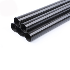 Round Carbon Fiber Roll Wrapping Tubes for Wholesale | with custom size available