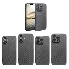 Kevlar Fiber Mobile Phone Cases for iPhone 16 Series
