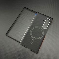 Kevlar aramid fiber mobile phone case for Samsung Z fold 7