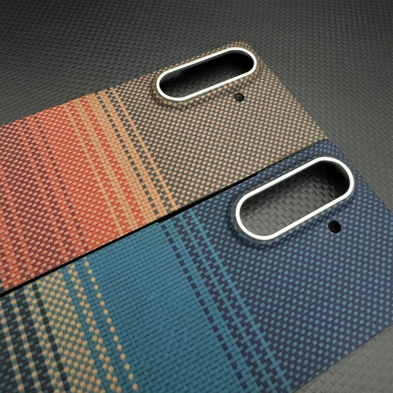 Kevlar aramid fiber mobile phone case for Samsung Z fold 7