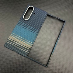 Kevlar aramid fiber mobile phone case for Samsung Z fold 7