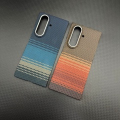 Kevlar aramid fiber mobile phone case for Samsung Z fold 7
