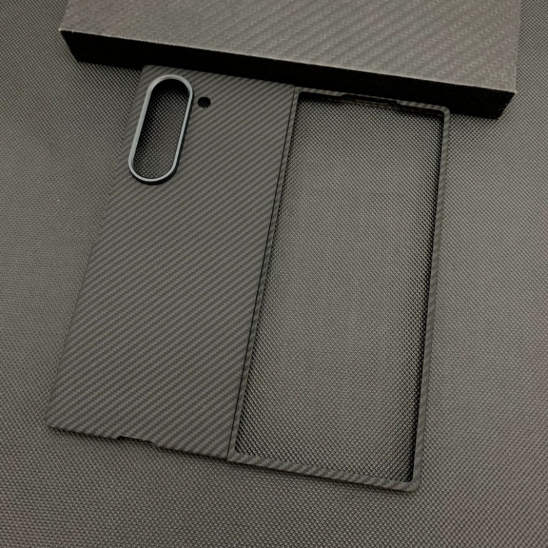 Kevlar aramid fiber mobile phone case for Samsung Z fold 7
