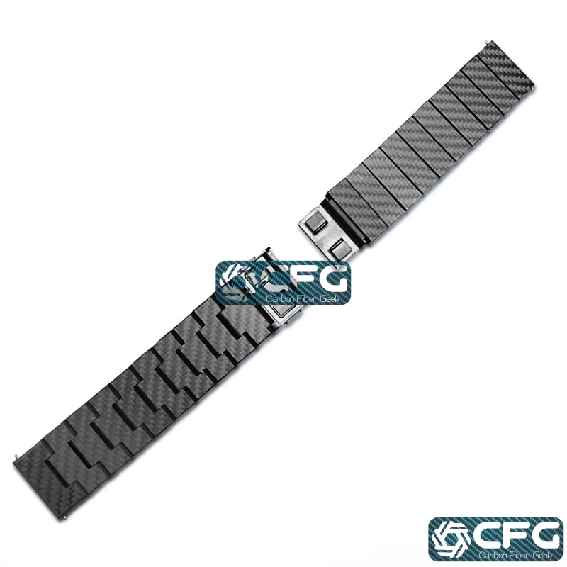 Carbon Fiber Watchband for Apple Watch S7/8/9/10/SE, Ultra Ultra 2