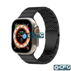 Carbon Fiber Watchband for Apple Watch S7/8/9/10/SE, Ultra Ultra 2