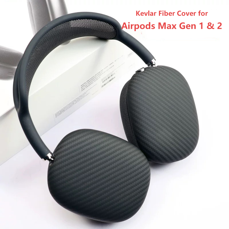Kevlar Aramid fiber/Carbon Fiber Cover for Apple AirPods Max Gen 1 & Gen 2024