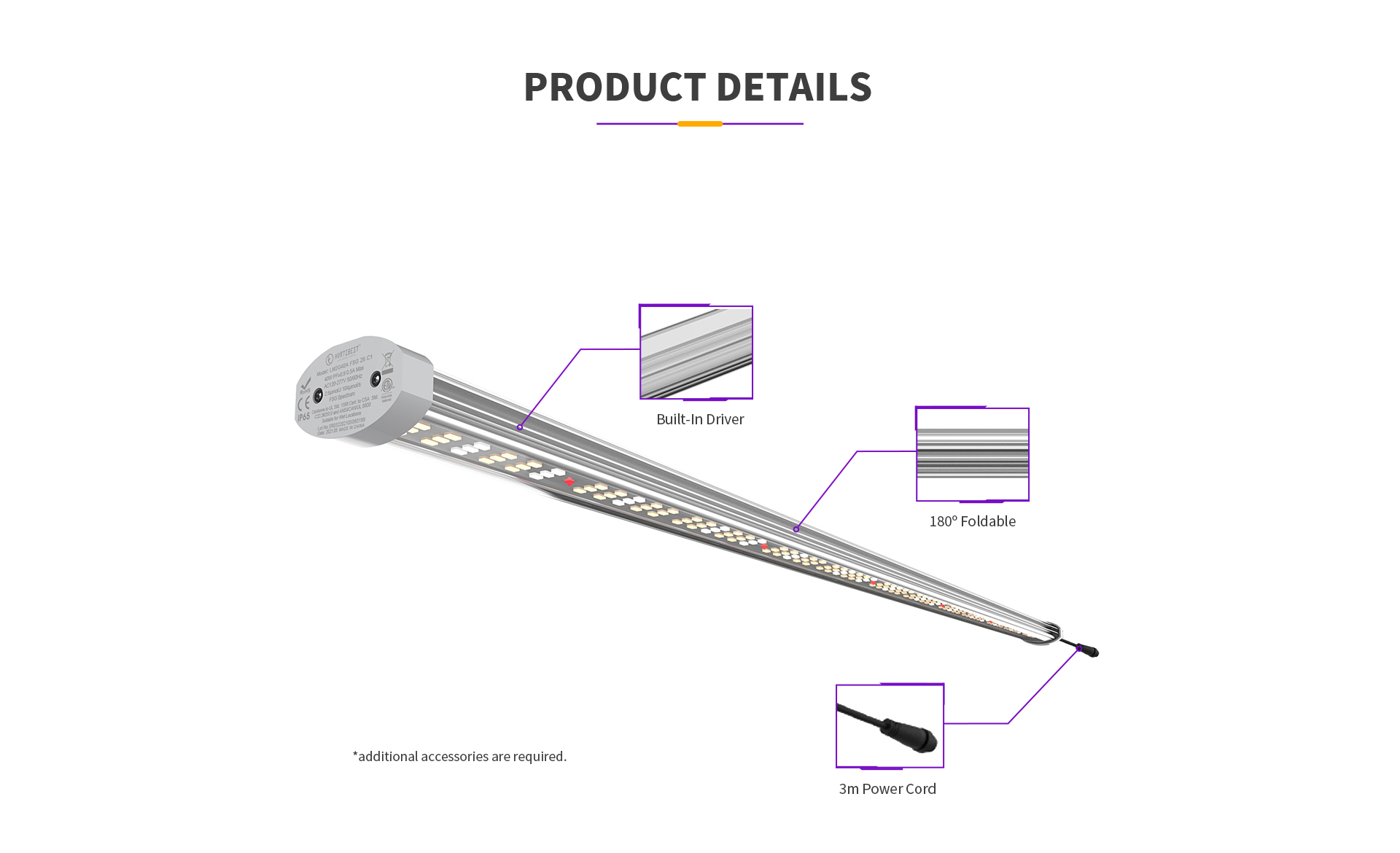 Moray-M grow lights product details