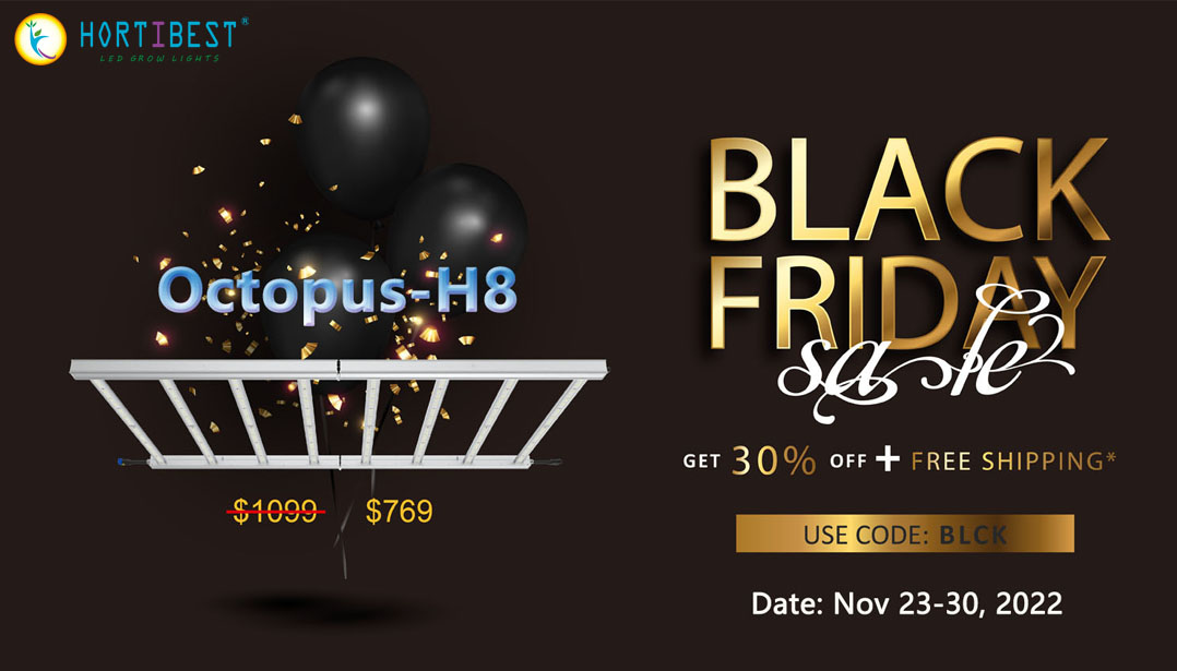 Black Friday Sales: 30% Discount for 720W Grow Light!