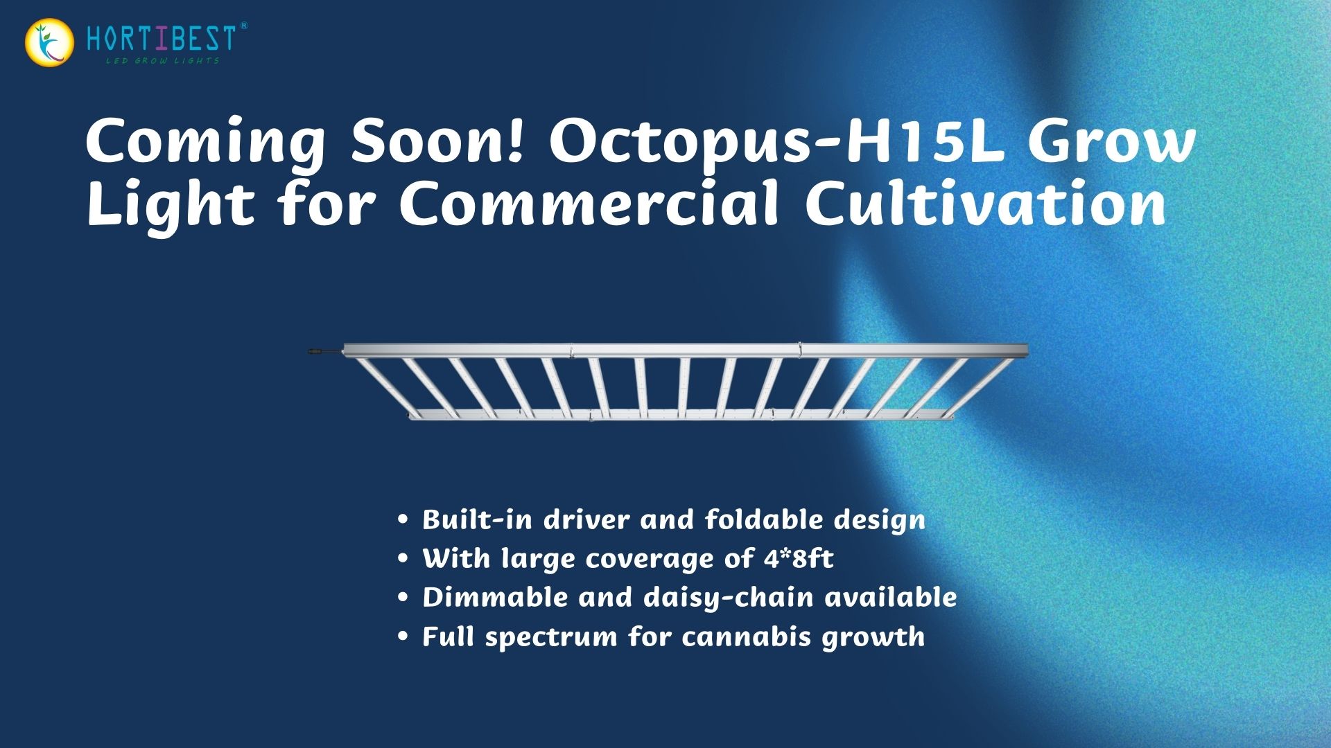 Coming Soon! Octopus-H15L Grow Light for Commercial Cultivation