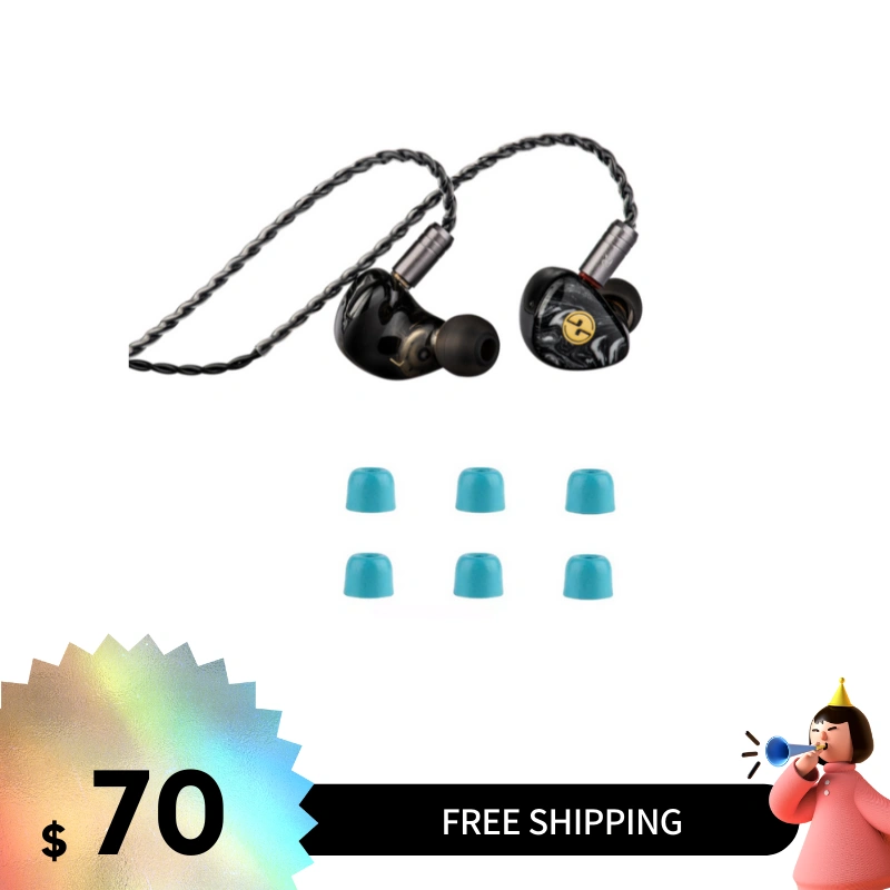 TINHIFI T3 PLUS 3D Printed HIFI In-Ear Earphones with Hand-Painted