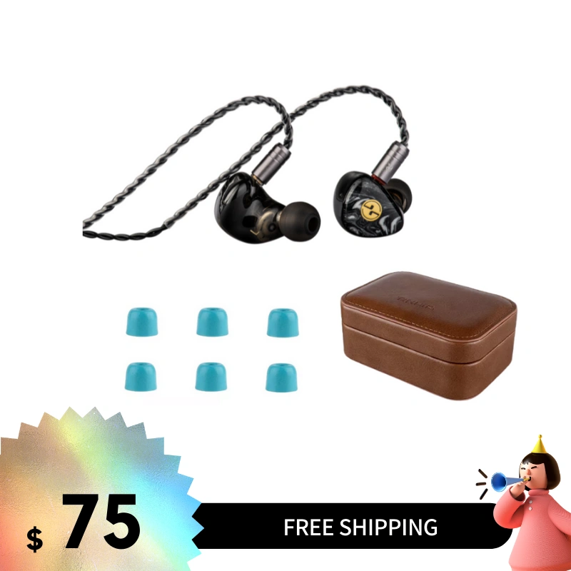 TINHIFI T3 PLUS | Hi-Fi IEMs with Marble-Style Resin Shells