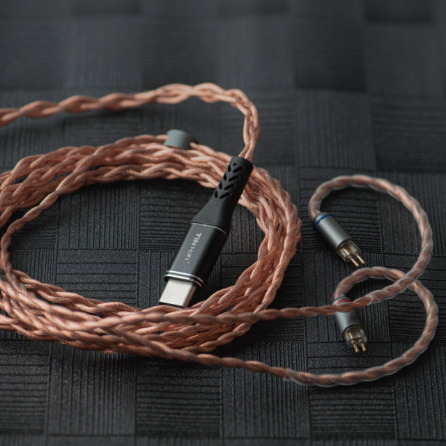 TINHiFi TC01 USB Type-C Single Crystal Copper IEM Cable