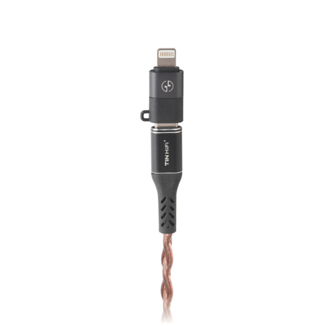 TINHiFi TC01 USB Type-C Single Crystal Copper IEM Cable