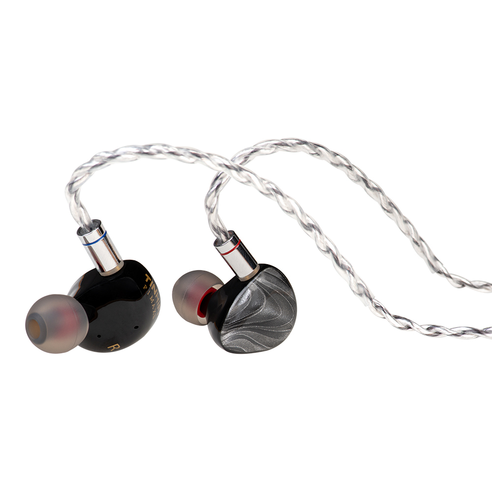 ATINHIFI P1 MAX II dopting the next generation 14.2mm flat driver unit wired earphones, equipped with dual N 52 magnetic circuit system and dual cavity design, 0.78 2-pin cable