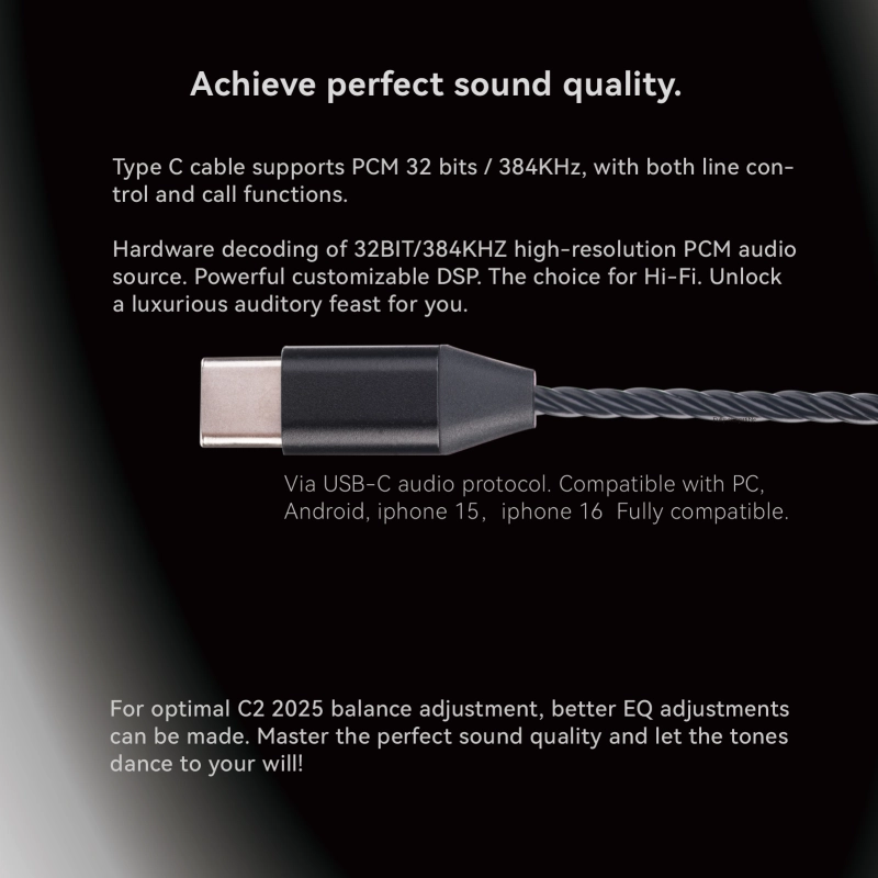 TINHIFI C2-2025 Best Budget In Ear Earphones C2 Upgraded Mech Style High Fidelity Earphones, Suitable for PU+LCP Driver Gaming, Work, and Learning Experience High Fidelity, Gaming, Work, and Learning Mech Style Design and PU+LCP Driver Program