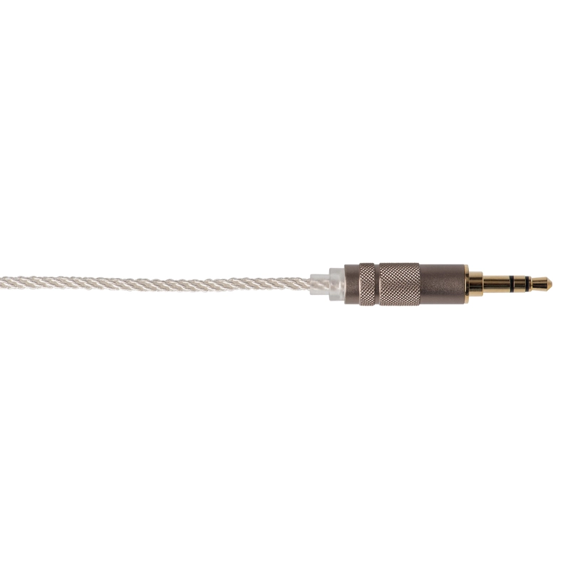 TINHIFI T2 Earphone Dual Dynamic Earbuds Strong Rhythm Metal Earphones Silver Interchangeable Cable