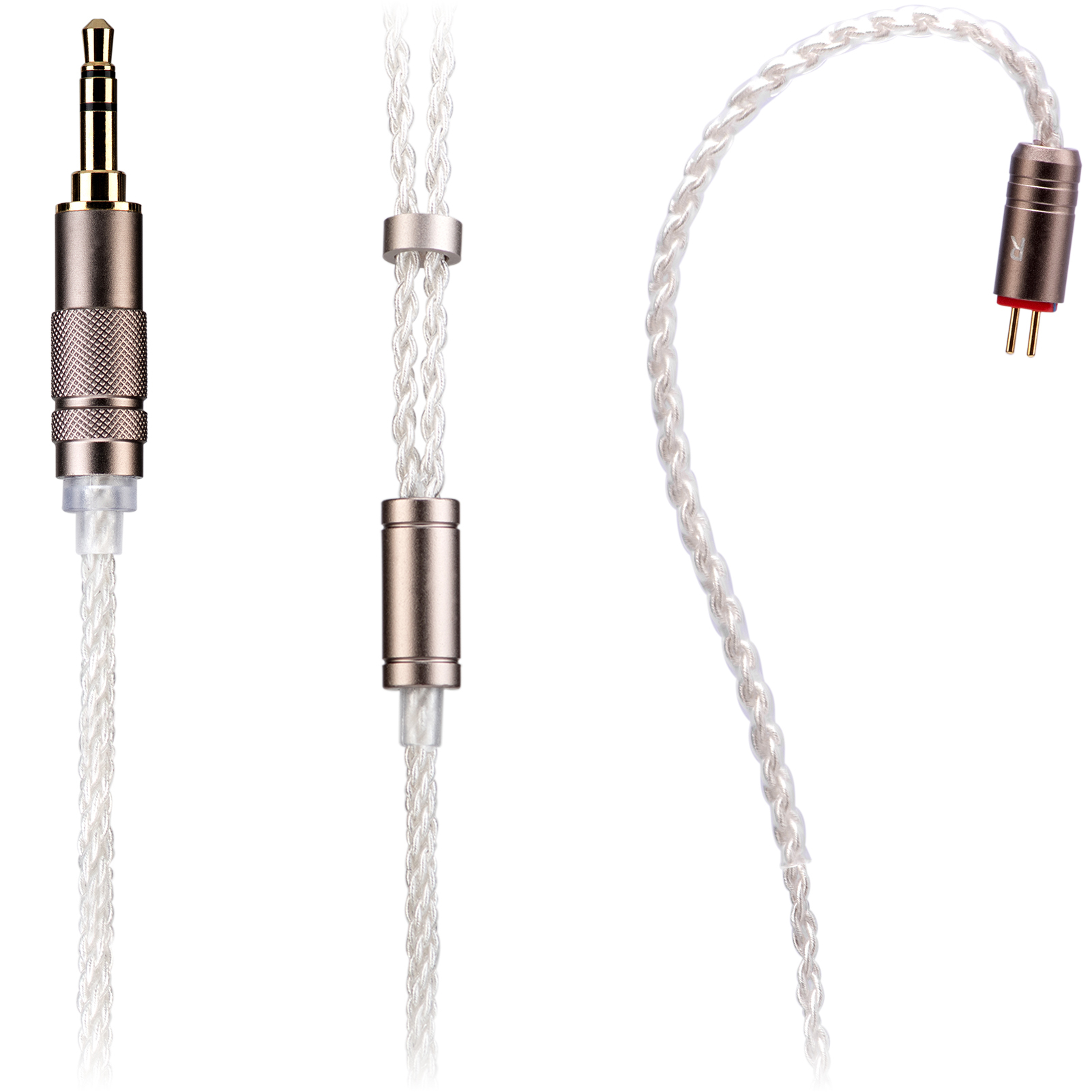 TINHIFI T2 earbuds, with dual dynamic drivers, deliver light tuning and moderate low frequency for clear sound. Silver metal with tank-like durability, ultra-reliable, and a detachable cable for tangle-free portability. Classic Hi-Fi audio, perfect for FS